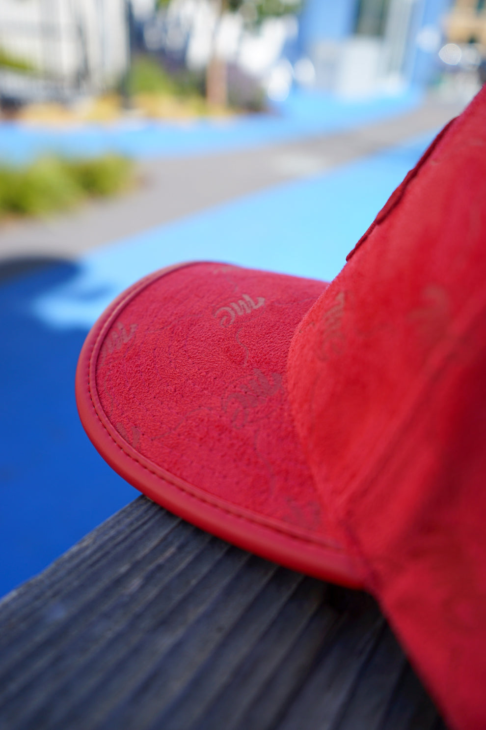 MC Suede Hat (Red)