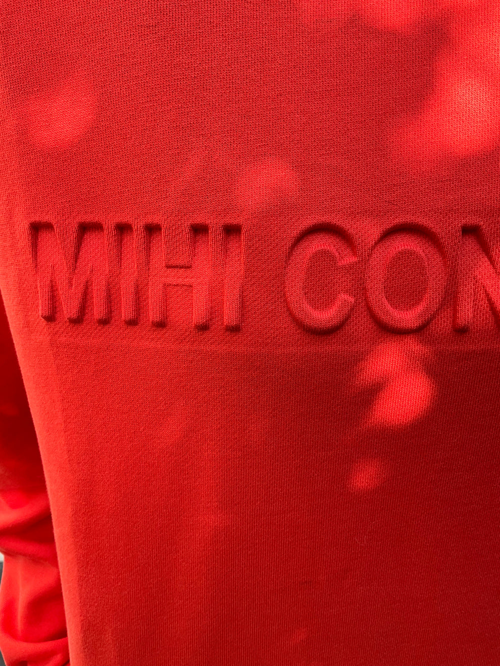 MIHI CONFIDO Red Sweater